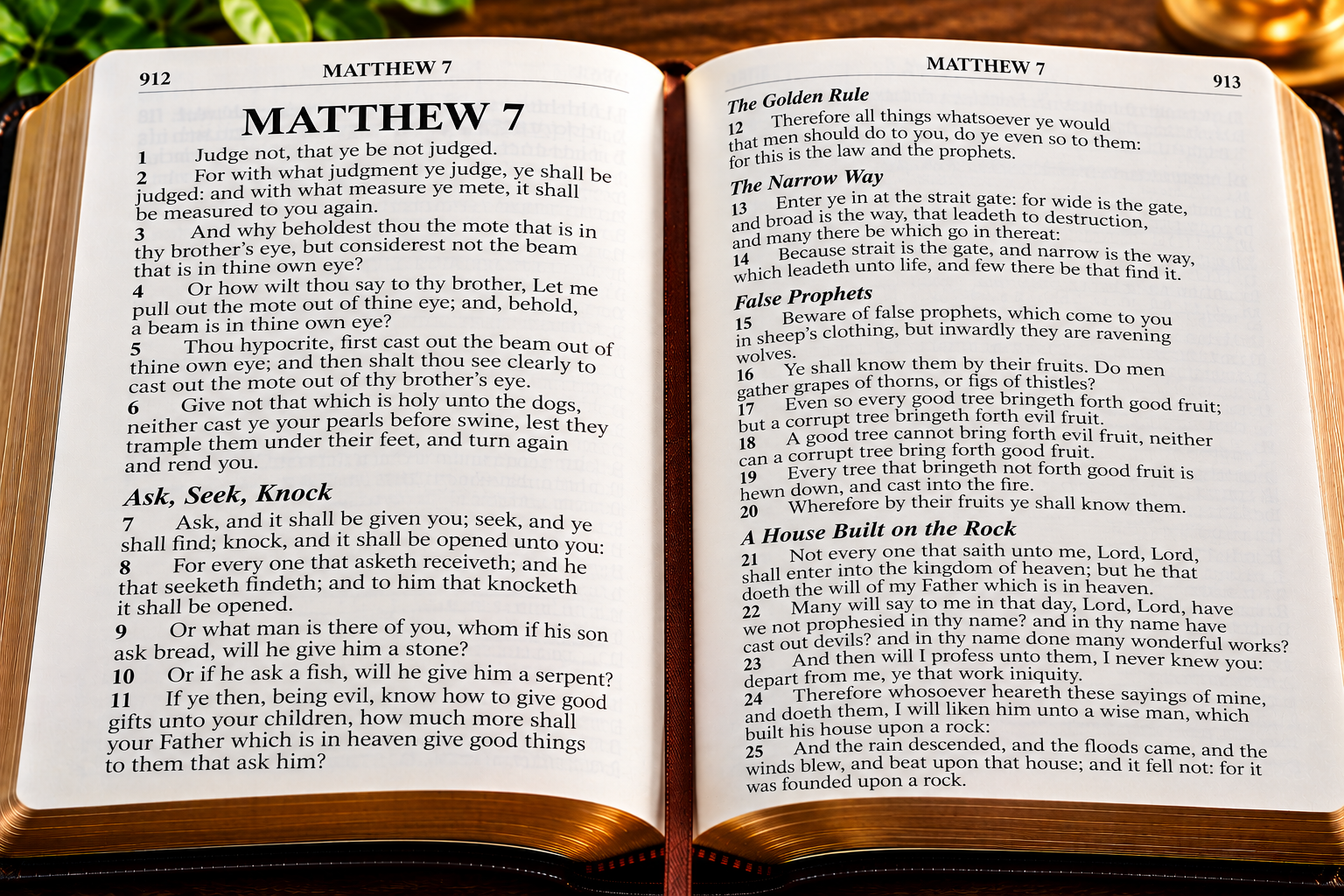 Matthew Chapter 7